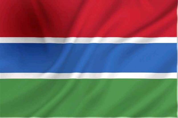 Vlag Gambia - 100x150cm Spun-Poly